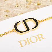 Dior Petit CD Bracelet Gold-Finish Metal and Black Lacquer - 3