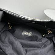 Balenciaga Monaco Small Chain Bag Black Gold Hardware 27.9x18x9.9cm - 4