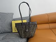 Fendi Origami Mini Brown FF Bag 15x15x18.5cm - 1