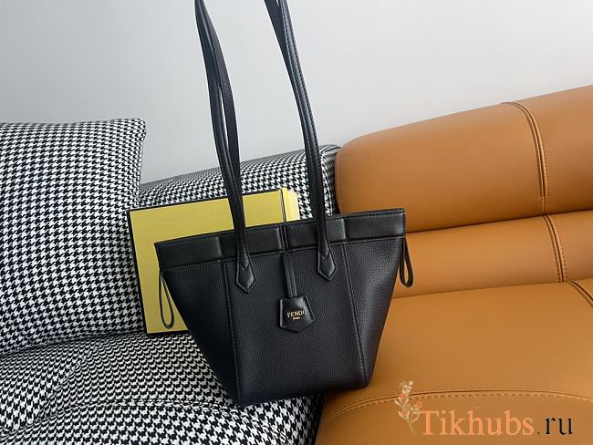 Fendi Origami Mini Black FF Bag 15x15x18.5cm - 1