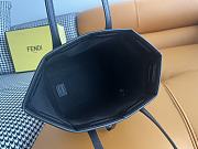 Fendi Origami Mini Black FF Bag 15x15x18.5cm - 6