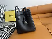 Fendi Origami Mini Black FF Bag 15x15x18.5cm - 4