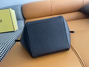 Fendi Origami Mini Black FF Bag 15x15x18.5cm - 2