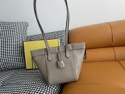 Fendi Origami Mini Grey FF Bag 15x15x18.5cm - 1