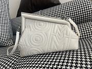 Fendi Marc Jacobs First Midi Quilted Leather Bag White 26x9x18cm - 4