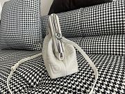 Fendi Marc Jacobs First Midi Quilted Leather Bag White 26x9x18cm - 3