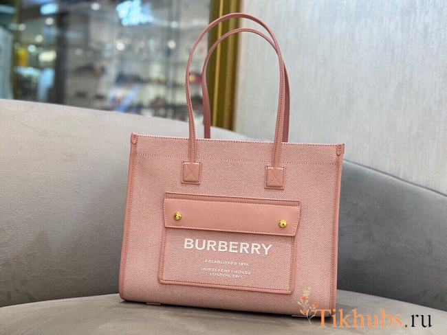 Burberry Small Freya Tote Dusky Pink 33x12.5x26cm - 1