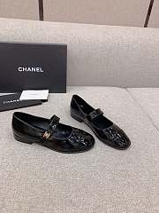 Chanel Mary Janes Patent Calfskin Black  - 1