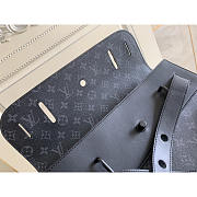 Louis Vuitton Steamer Bag Monogram Eclipse Canvas PM 38x39x15cm - 3