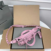 Balenciaga Neo Cagole XS Handbag in Light Pink 26x18x13cm - 4