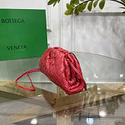 Bottega Veneta Pouch Clutch Mini Red 22x12x7cm - 4