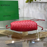 Bottega Veneta Pouch Clutch Mini Red 22x12x7cm - 5