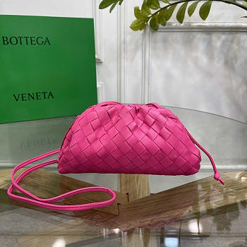 Bottega Veneta Pouch Clutch Mini Pink 22x12x7cm