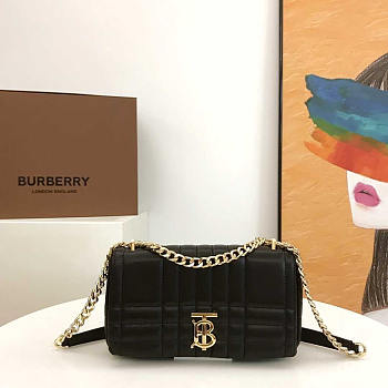 Burberry Lola Small Shoulder Bag Black 23x13x6cm