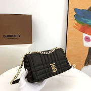 Burberry Lola Small Shoulder Bag Black 23x13x6cm - 6