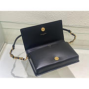 Dior CD Signature Mini Chain Bag Cow Leather Black 21 x 11 x 5 cm - 2