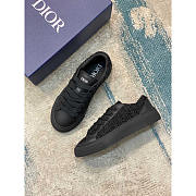 Dior B33 Sneakers Black Oblique  - 1