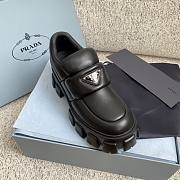 Prada Soft Padded Nappa Leather Loafers - 4