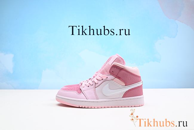 Nike Air Jordan 1 Mid ‘Digital Pink’ Sneaker - 1