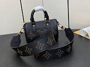 Louis Vuitton LV Nano Speedy Black Monogram 16 x 10 x 7.5 cm - 2