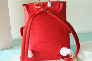 Louis Vuitton LV Christopher MM Vermillion Red 38 x 44 x 21 cm - 5