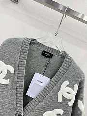 Chanel Grey Cardigan - 4