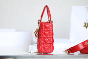 Dior Small Lady Red Heart 20cm - 5