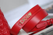 Dior Small Lady Red Heart 20cm - 4