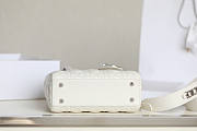 Dior Small Lady White Silver 20cm - 5