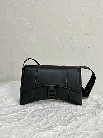 Balenciaga Downtown XS Shoulder Bag in Black 25.4×16×8.4cm