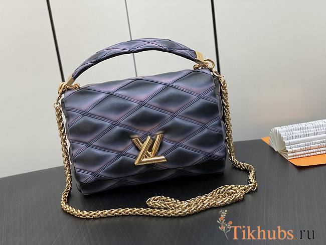 Louis Vuitton LV GO-14 MM Malletage Black Pink 23 x 16 x 10 cm - 1