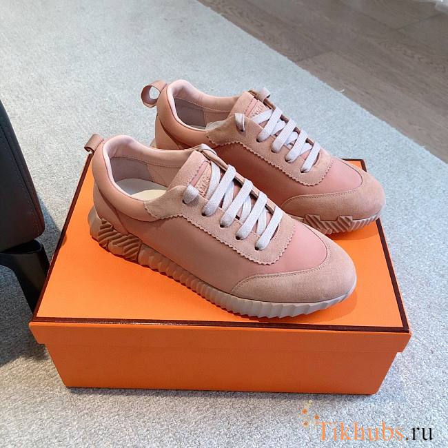 Hermes Bouncing Sneaker Rose Pink  - 1