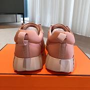 Hermes Bouncing Sneaker Rose Pink  - 4