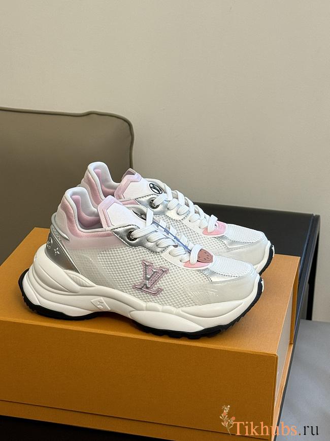 Louis Vuitton LV White Pink Sneakers - 1