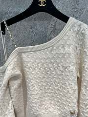 Chanel White Long Sleeve - 5