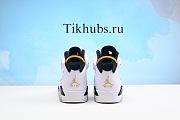 Air Jordan 6 Yellow Ochre White Black Sneaker - 5