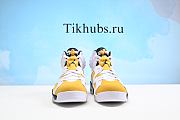 Air Jordan 6 Yellow Ochre White Black Sneaker - 4