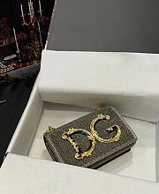 Dolce & Gabbana Lurex DG Girls Cross Body Bag 23x17x6.5cm - 2