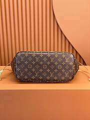 LV Neverfull MM Cerise Red 32x29x17cm - 6