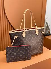 LV Neverfull MM Cerise Red 32x29x17cm - 5