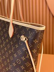 LV Neverfull MM Cerise Red 32x29x17cm - 3