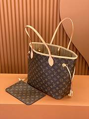 LV Neverfull MM Beige 32x29x17cm - 5