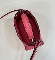 Fendi Peekaboo Mini Pink Selleria Bag 23x18x11cm - 2