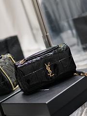 YSL Medium Jamie Black Patent 25x15x7.5cm - 6