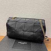 YSL Medium Jamie Black Lambskin 25x15x7.5cm - 5