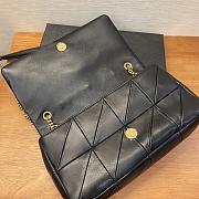 YSL Medium Jamie Black Lambskin 25x15x7.5cm - 2