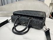 Dior Hit The Road Briefcase Black CD Diamond Canvas 36.5 x 26 x 11 cm - 5