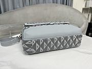 Dior Hit The Road Briefcase Grey CD Diamond Canvas 36.5 x 26 x 11 cm - 6