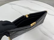 Dior Caro Colle Noire Clutch With Chain Black 27.5 x 14 x 4.5 cm - 4