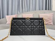 Dior Caro Colle Noire Clutch With Chain Black 27.5 x 14 x 4.5 cm - 2